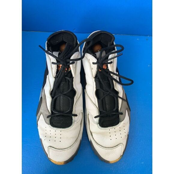 Adidas Mens Leather Streetball Shoes White/Grey Sz 12 - Picture 4 of 6